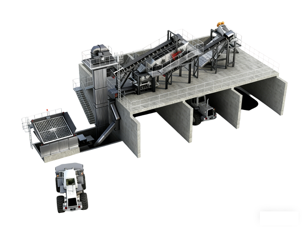 废旧沥青再生料柔性破碎筛分设备